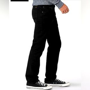 Wrangler Regular Fit Black Jeans
